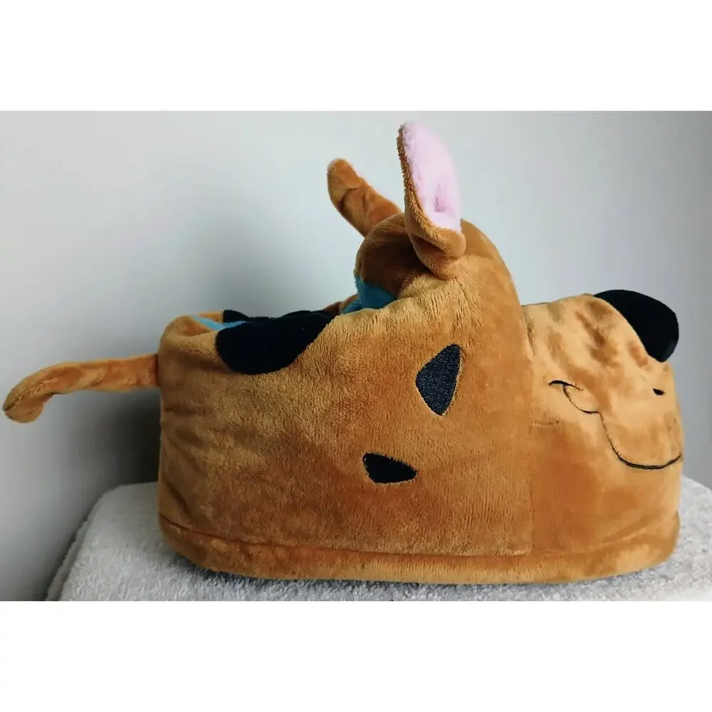 Scooby Doo 3D Plush Slippers Cozy Brown Household Shoes Men Women Unisex